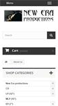 Mobile Screenshot of new-era-productions.nl
